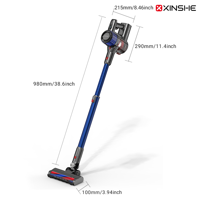 Xinshe-コードレスハンドヘルド掃除機、強力な吸引、45分のランタイム