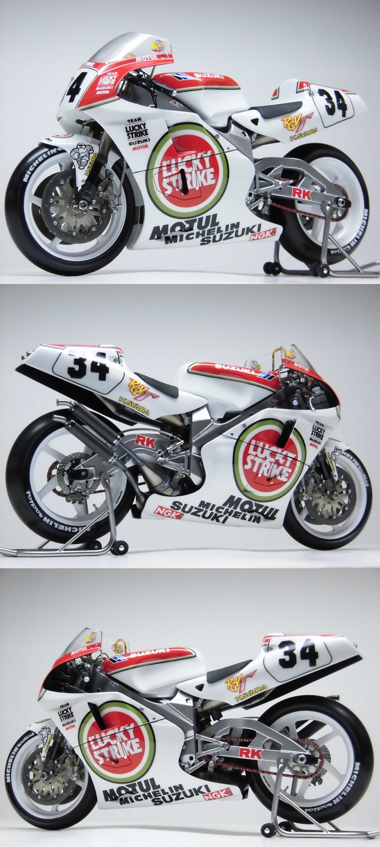 1/12 '93 LUCKY STRIKE SUZUKI RGV-Γ500 (RX79) #34 Kevin Schwantz