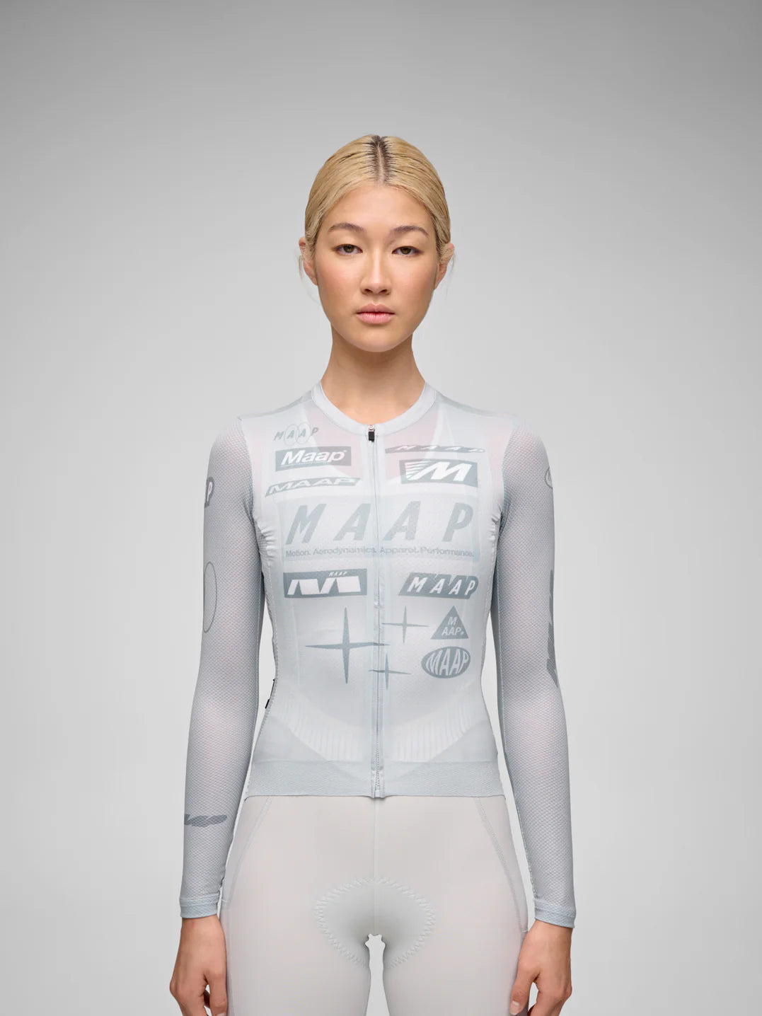 MAAP Women's Drome Pro Air LS Jersey 3.0 Ice Gray｜ウィメンズ長袖