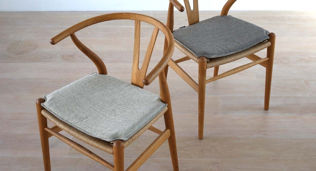 Yチェア専用】ありそうでなかったナチュラルなシートクッション