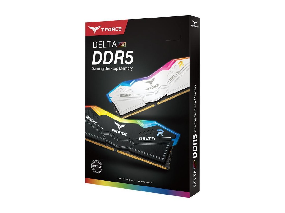 Team T-Force Delta RGB 32GB (2 x 16GB) PC Memory RAM DDR5 6000