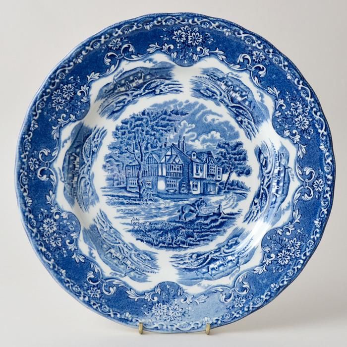 ビンテージディナープレート2枚セット W.H. GRINDLEY グリンドレー社