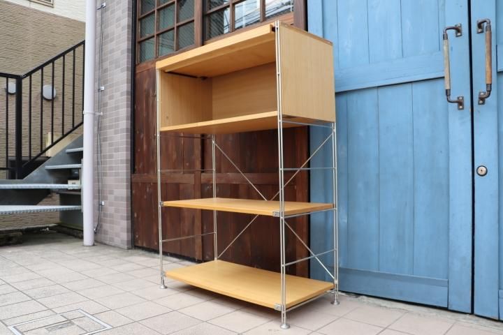 無印良品(MUJI)の人気のタモ材×ステンレスユニットシェルフ ボックス