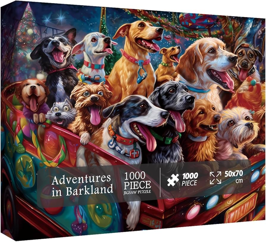 Amazon.com: Dog Jigsaw Puzzle for Adults, Funny Puppy Jigsaw