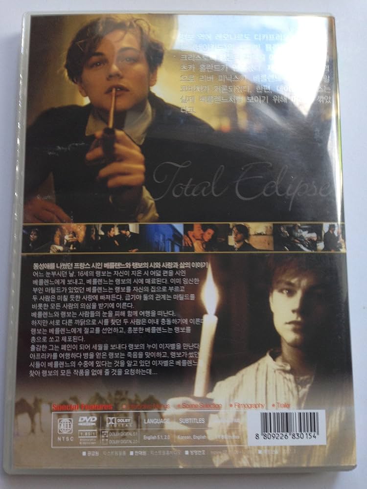 Total Eclipse (1995) All Region DVD (Region 1,2,3,4,5,6 Compatible
