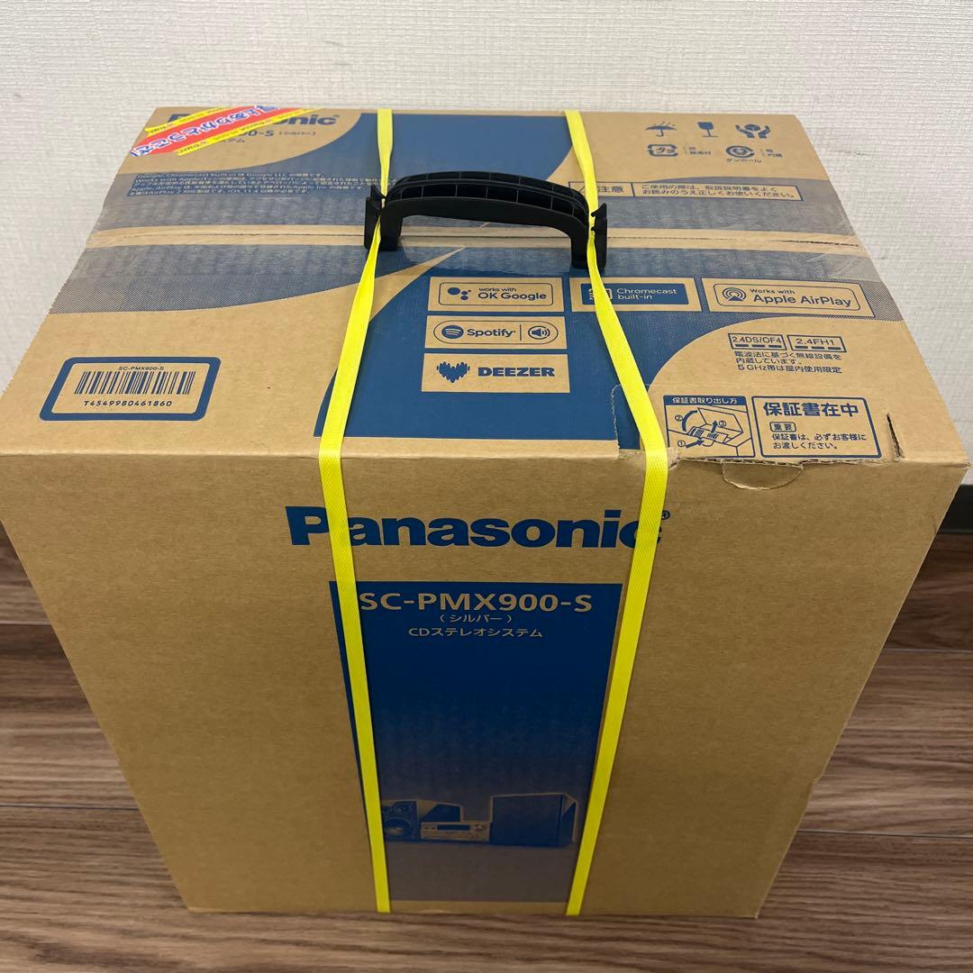 【新品未開封】Panasonic SC-PMX900-S CDシステム Panasonic（パナソニック） CDステレオシステムSC-PMX900-S : ぎおん