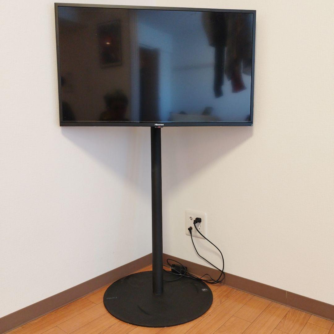 WALL TVスタンド　32型TV&外付け録画ハードディスクセット EQUALS（イコールズ） TVスタンド テレビ台 セット WALL 壁寄せテレビ