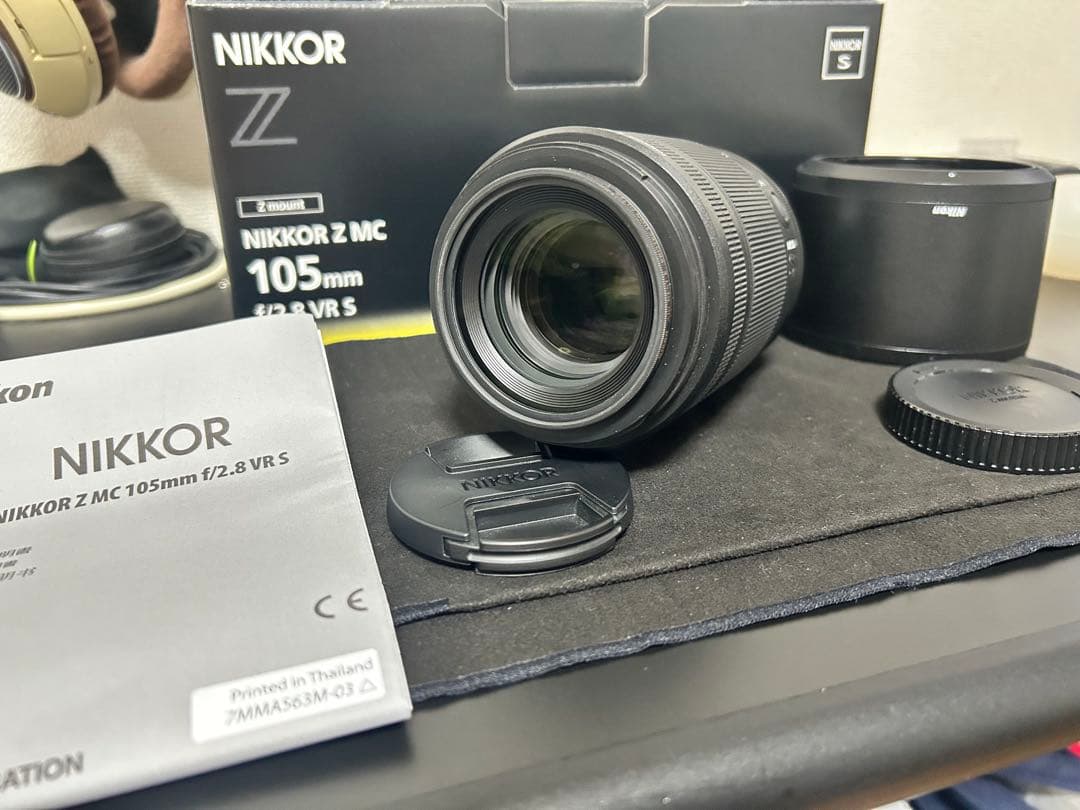 【美品】NIKKOR Z MC 105mm f/2.8 VR S フィルター付き 最高峰”の中望遠マイクロレンズ、ニコン「NIKKOR Z MC 105mm f/2.8 VR