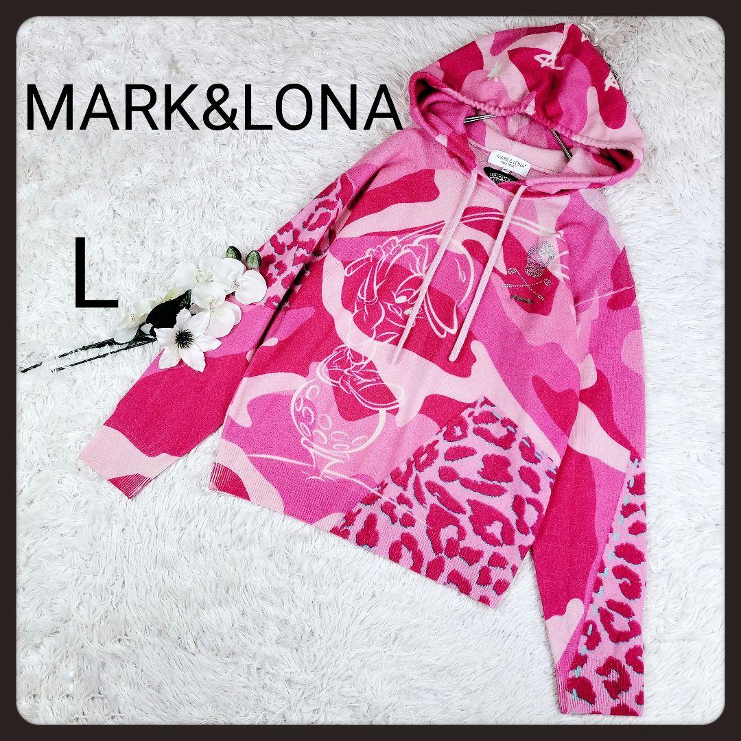 MARK&LONA LOONEY TUNES カシミヤ ニット パーカー L RODEO CROWNS WIDE BOWL | サインロゴモールニットパーカー