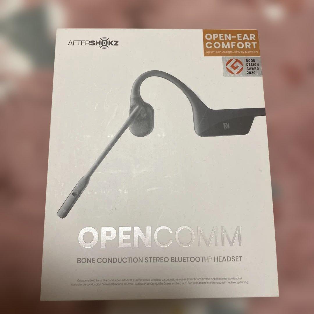 AFTERSHOKZ OPENCOMM ワイヤレスヘッドセット AfterShokz OpenComm (骨伝導 ワイヤレスヘッドセット) のレビュー
