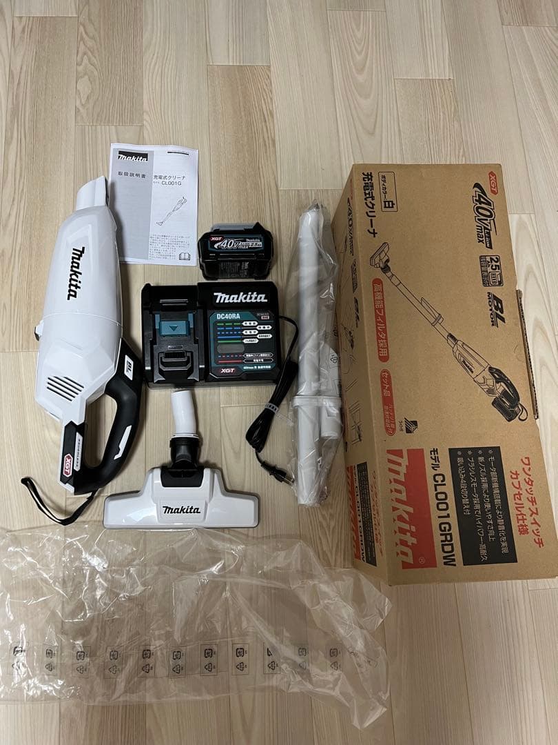 掃除機・クリーナー Makita CL001GRDW 40v 楽天市場】【正規店】 マキタ 充電式クリーナー CL001GRDW/O 送料無料