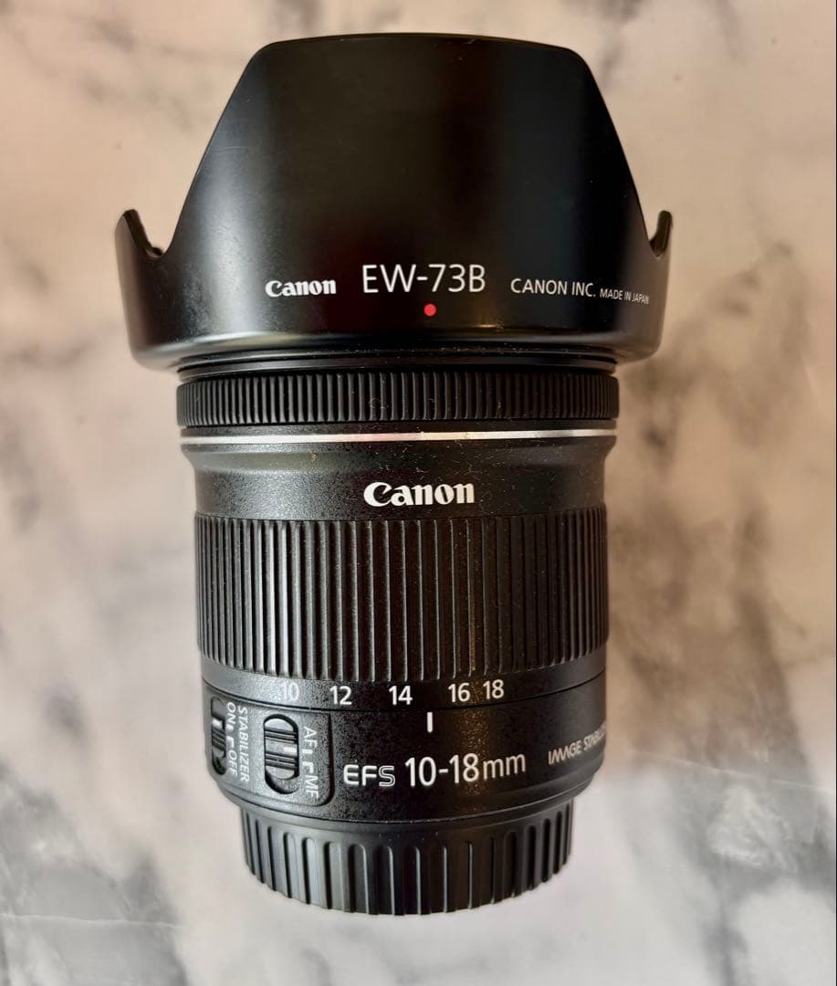 キヤノン Canon EFS 10-18mm 広角レンズ フィルター付き EFレンズ キヤノン 超広角レンズ Canon EF-S 10-18mm IS STM 中古 保証