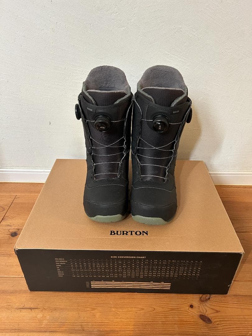バートン BURTON RULER BOA Wide 28㎝ 楽天市場】2024年モデル Burton Ruler Boa Widefit Black 正規品につき